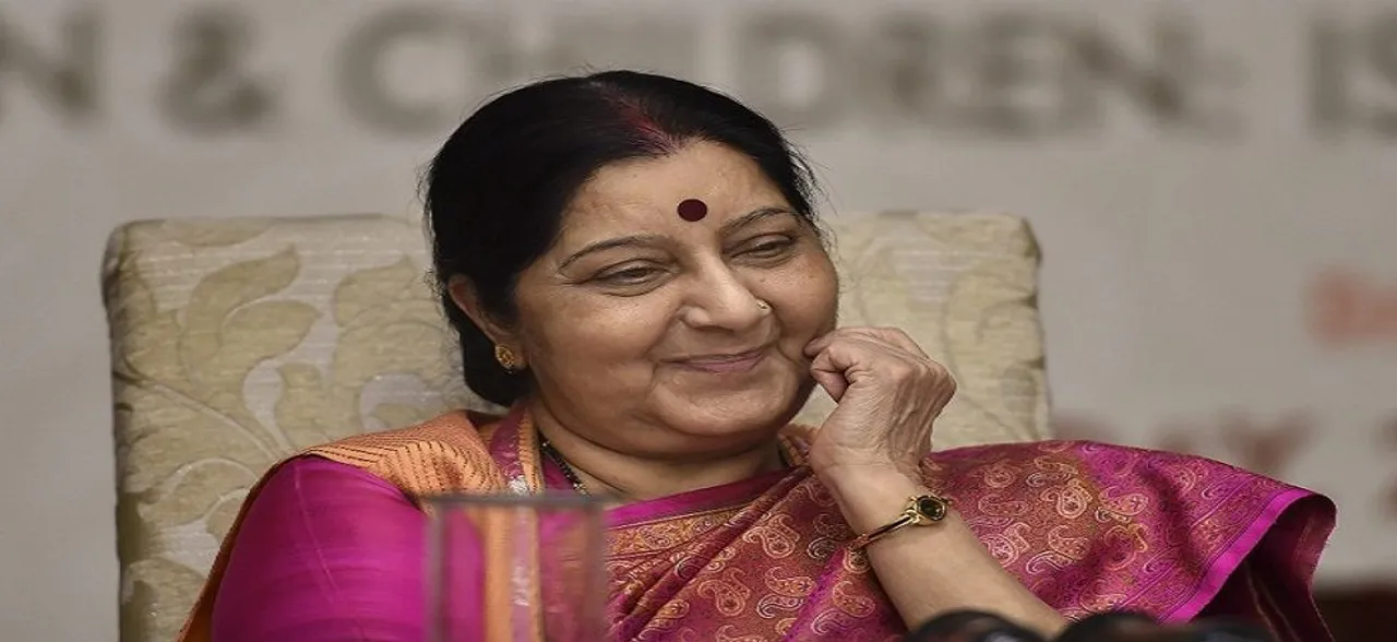 Kulbhushan Jadhav case: Sushma Swaraj congratulates nation, credits victory to PM Modi