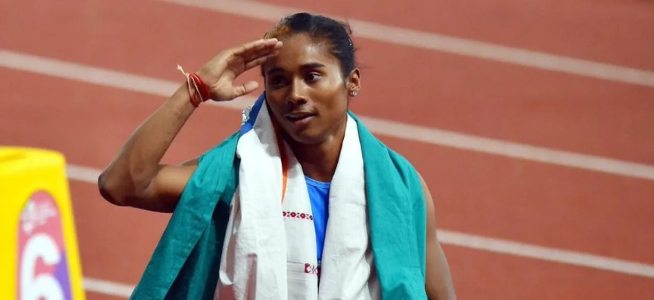 Hima Das wins fourth gold in 15 days, Muhammad Anas also wins top spot