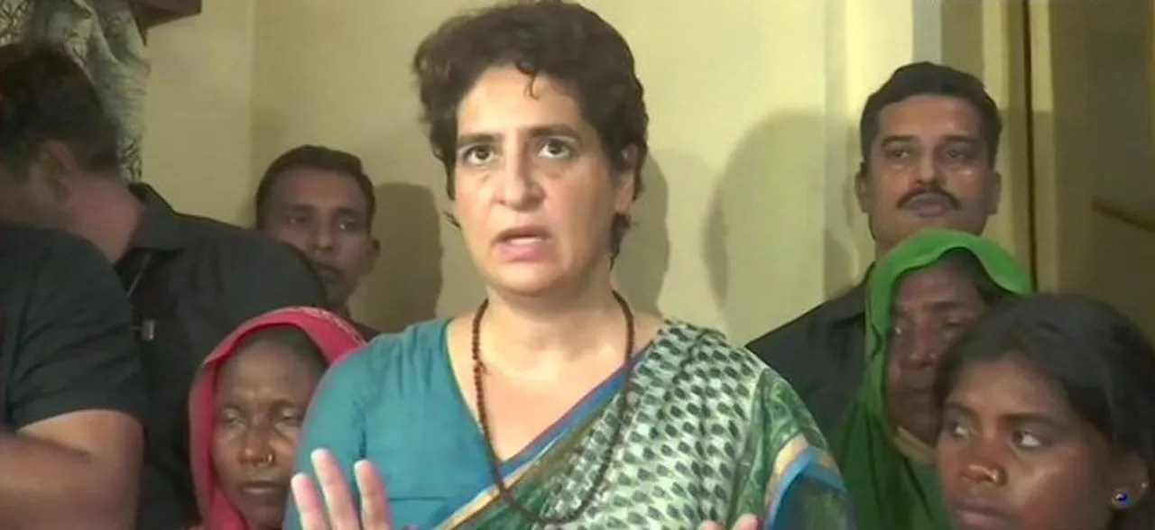 Priyanka Gandhi ends dharna after meeting kin of Sonbhadra victims, announces compensation