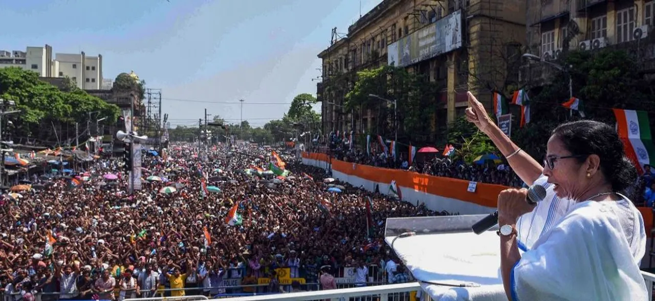 BJP trying to replicate 'Karnataka model of horse-trading' in Bengal: Mamata at Martyrs' Day rally