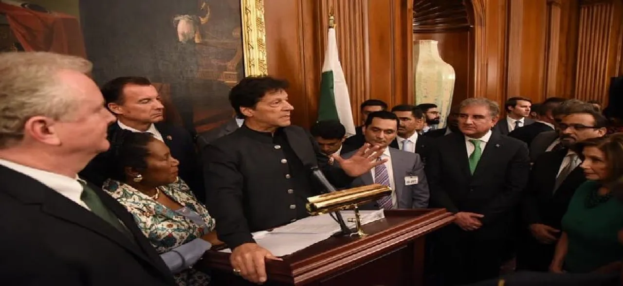 Vajpayee, Musharraf were â€˜pretty closeâ€™ to resolve Kashmir: Imran Khan in US