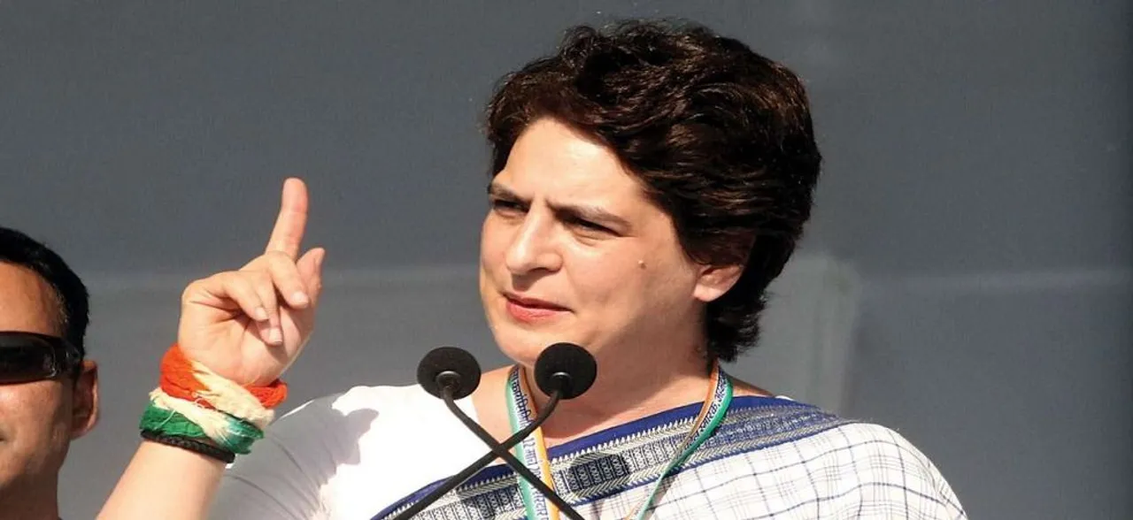 UP girl trying to file complaint harassed by cop, Priyanka Gandhi shares viral video