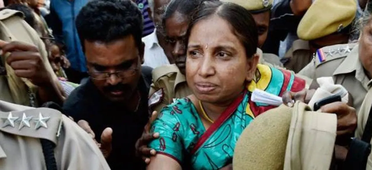 Rajiv Gandhi assassination convict Nalini released on one month parole for her daughter's wedding