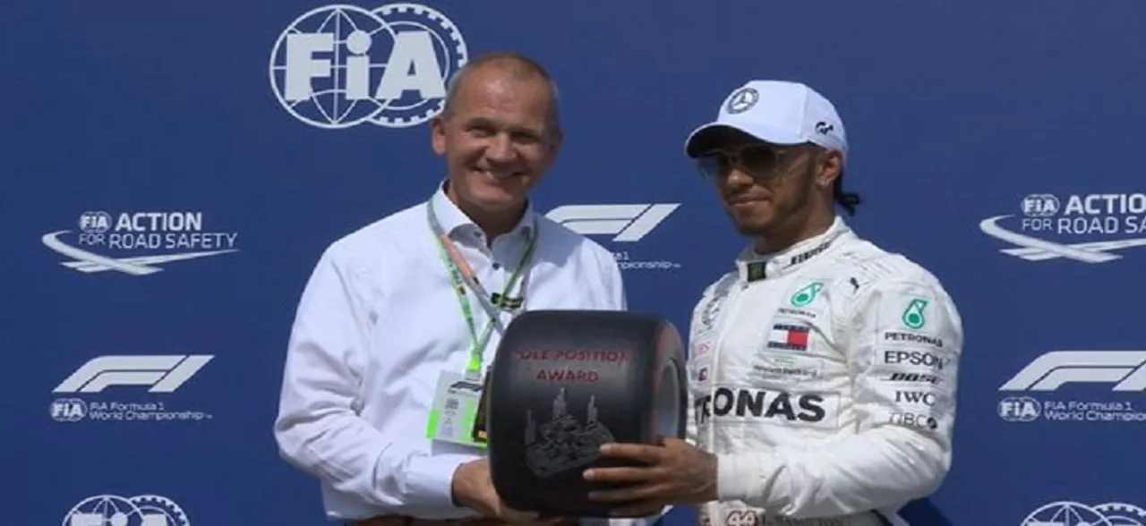 Lewis Hamilton secures pole position in German Grand Prix, Sebastian Vettel unable to take part in qualifying
