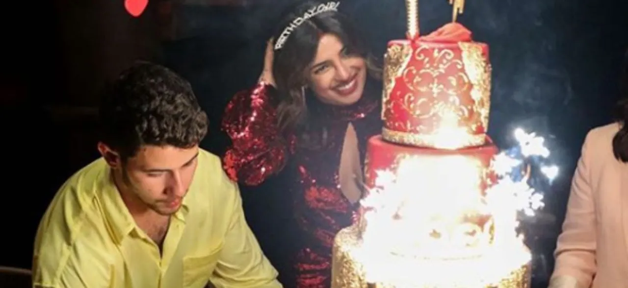 Nick Jonas paid THIS whopping amount for Priyanka Chopra's five-tiered red & gold birthday cake
