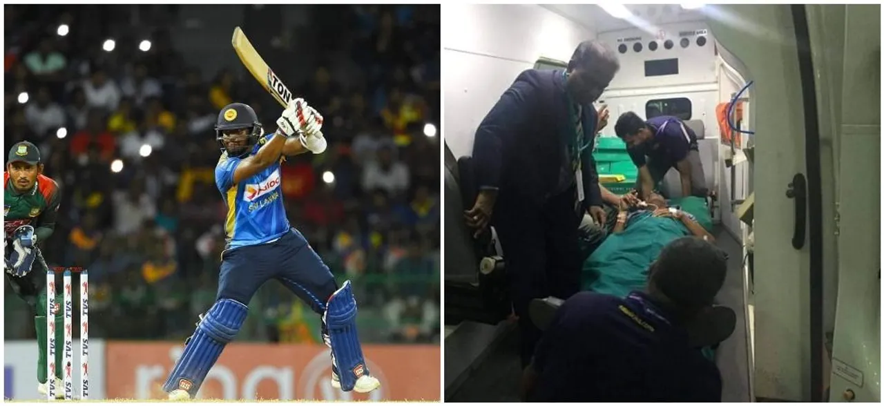 Sri Lankaâ€™s star sensation Avishka Fernandoâ€™s father collapses in stadium 