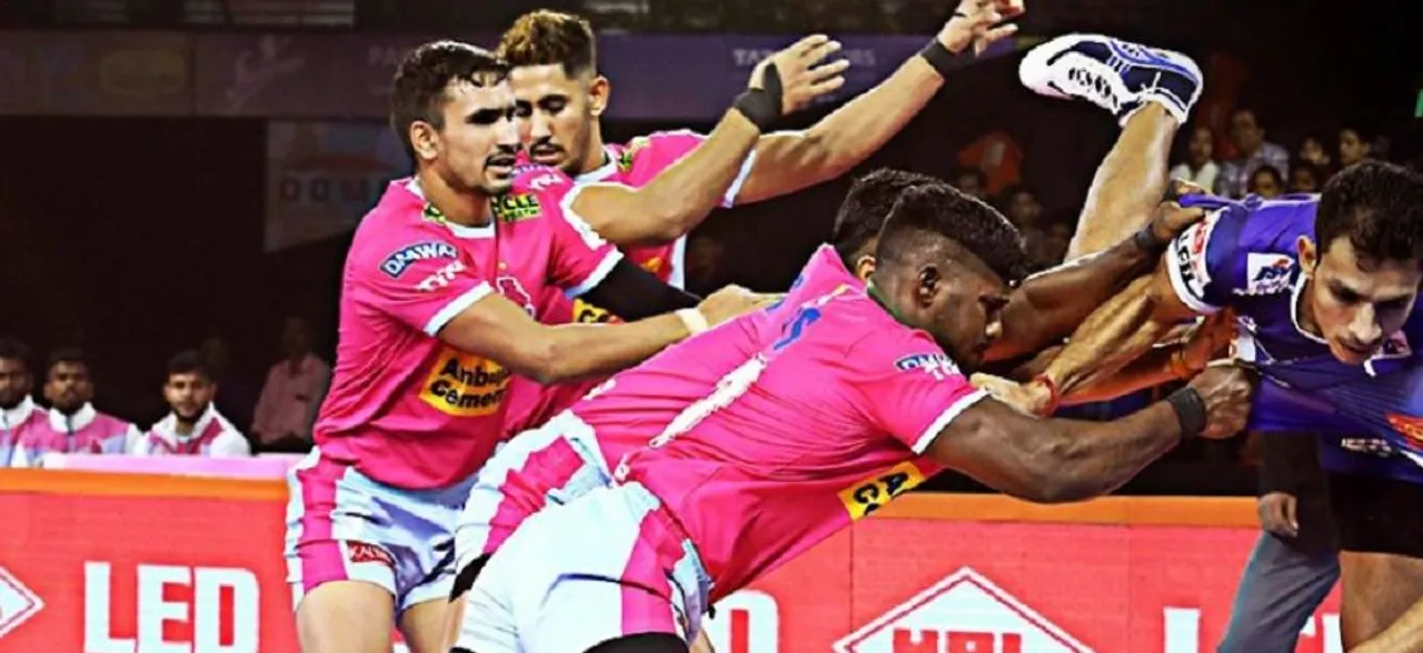 Pro Kabaddi League: Jaipur Pink Panthers beat Haryana Steelers 