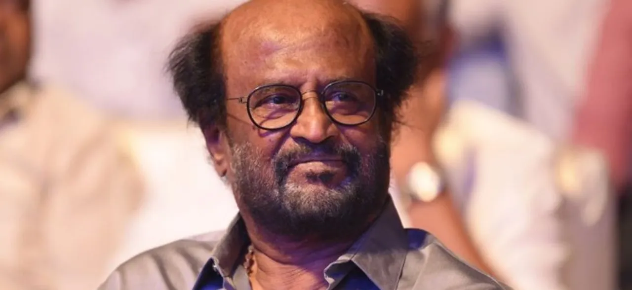 VIDEO: Rajinikanth SPOTTED at a college in Mumbai, receives a rousing welcome