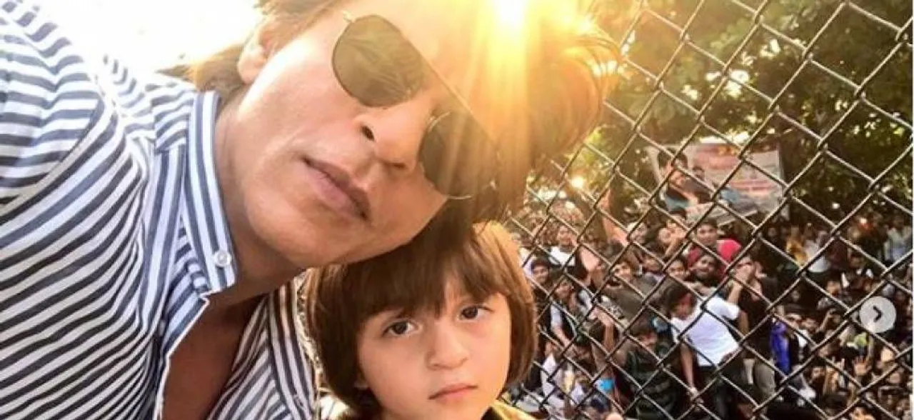 In Video: Shah Rukh trains AbRam to ride jet ski as the munchkin is shaken in excitement at Maldives