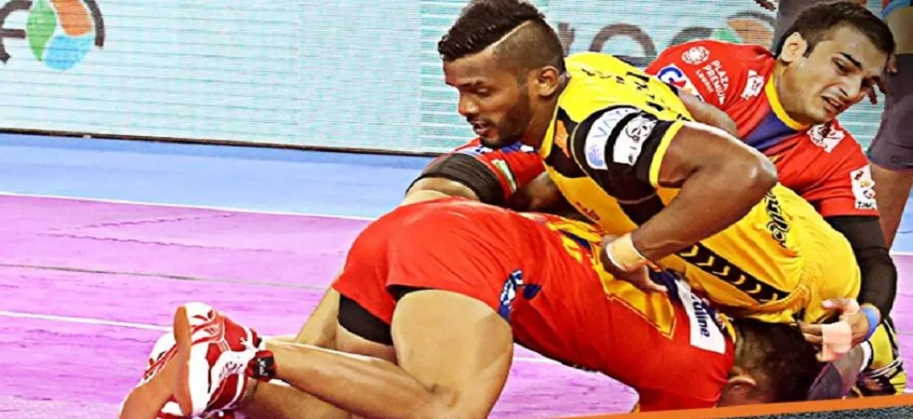 Pro Kabaddi League: Telugu Titans, UP Yoddha settle for a â€˜tieâ€™