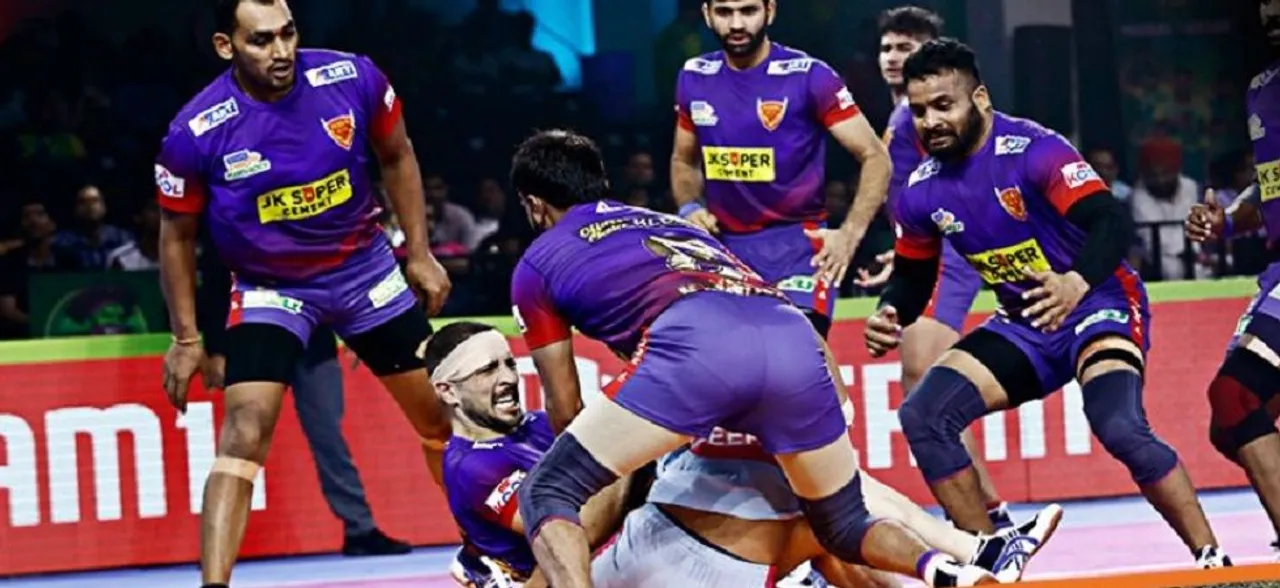 Pro Kabaddi League: Dabang Delhi beat Jaipur Pink Panthers 35-24
