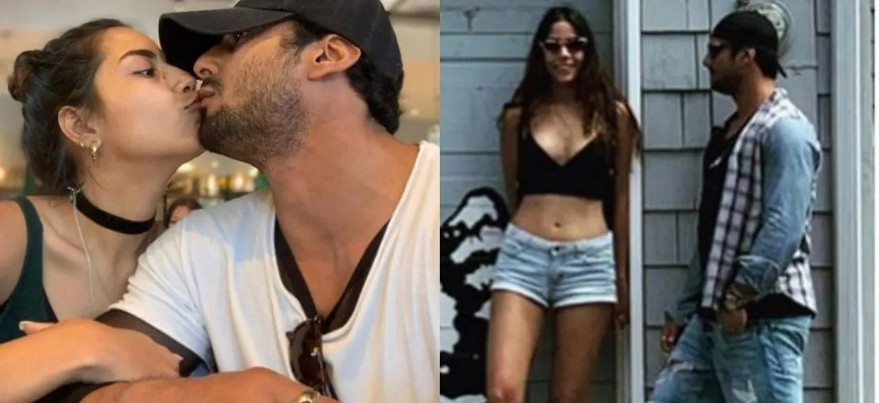 â€‹â€‹Prateik Babbar shares intimate kiss with wife Sanya Sagar on their US vacation 
