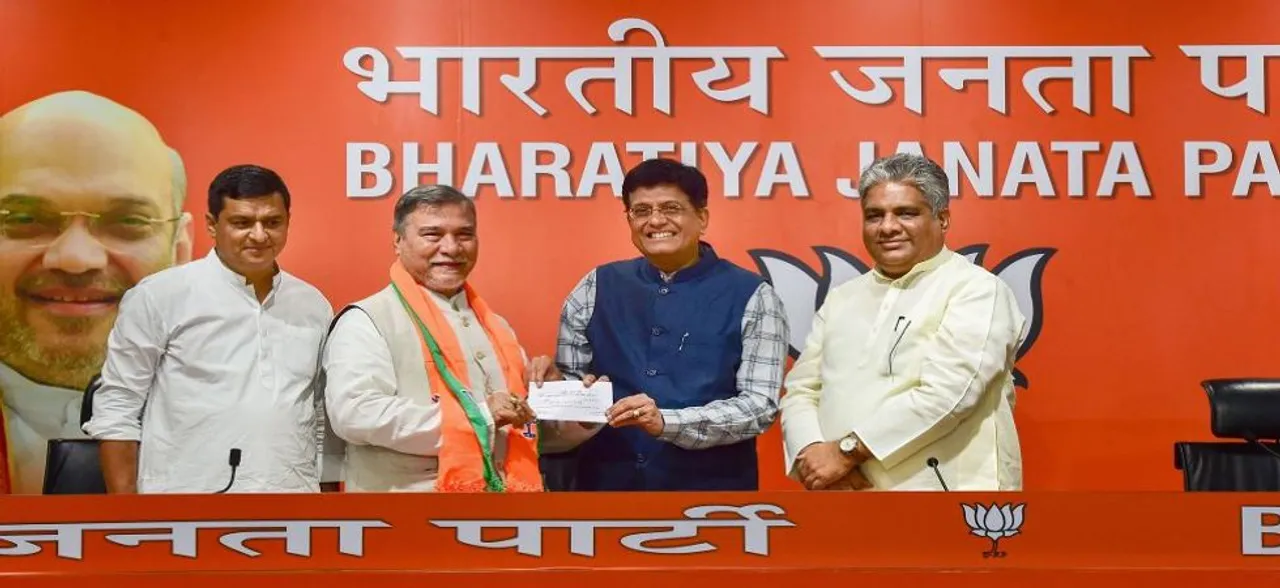 Former Congress Rajya Sabha chief whip Bhubaneshwar Kalita joins BJP