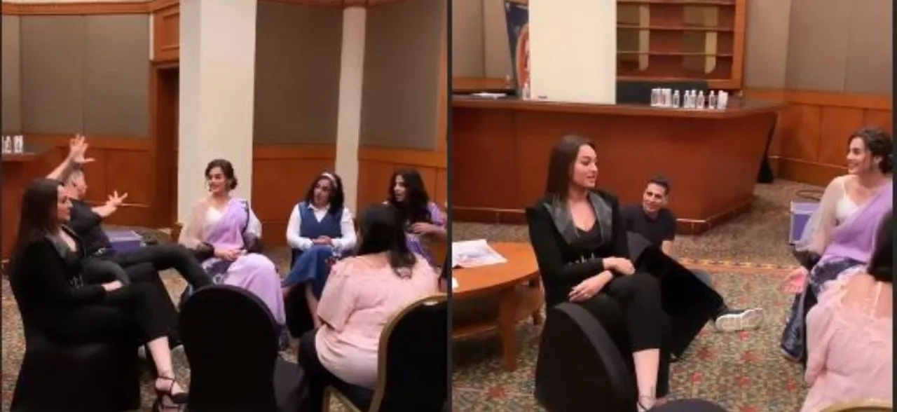 Hero had a great fall! When Sonakshi Sinha pulled off daring prank on Akshay Kumar; WATCH video