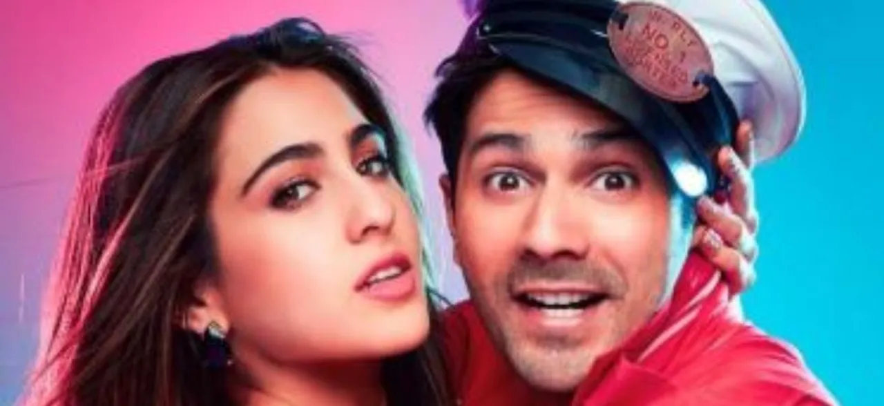 Coolie No.1 Posters: Varun Dhawan and Sara Ali Khanâ€™s perfect jodi will leave you excited for the film 