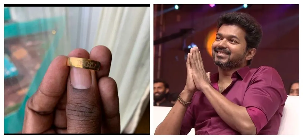 Vijay gifts customised gold ring to 400 members of â€˜Bigilâ€™ as shoot winds up 