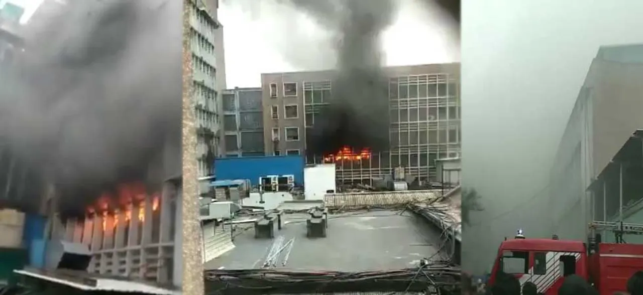 AIIMS patients evacuated, virology unit gutted as fire spreads to 5th floor; emergency ward shut