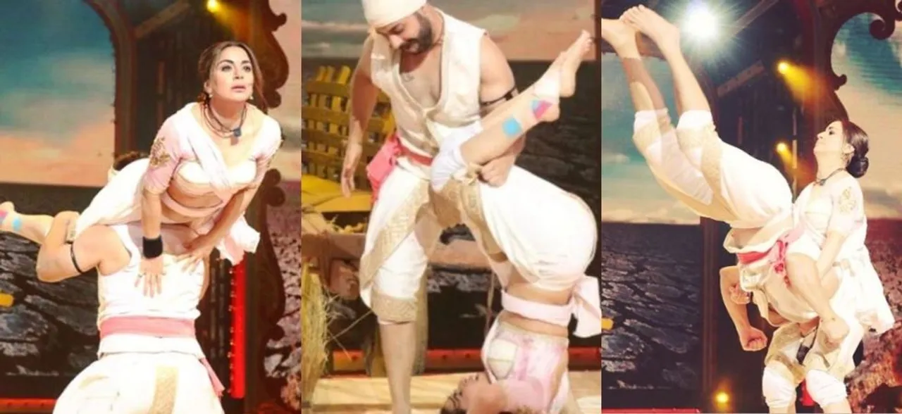 Nach Baliye: Shraddha Arya escapes head injury narrowly during her act dedicated to farmers