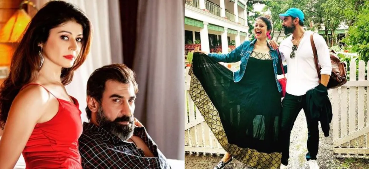 Pooja Batra flaunts her red bikini as she spends quality time with hubby Nawab Shah
