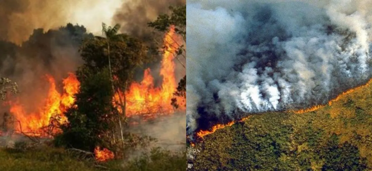 Amazon rainforests burn at record rate, Brazil's Bolsonaro blames NGOs 