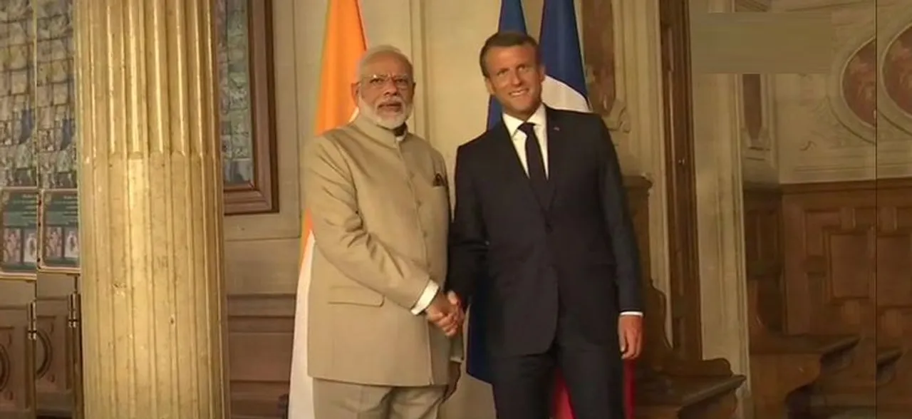 PM Narendra Modi reaches France, holds talks with President Emmanuel Macron