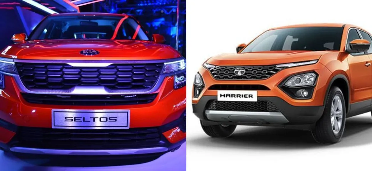 Kia Seltos Vs Tata Harrier: Comparison on Specifications, features, price 