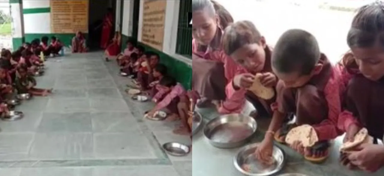 In UP's Mirzapur, students given roti and salt under 'nutritious' midday meal scheme