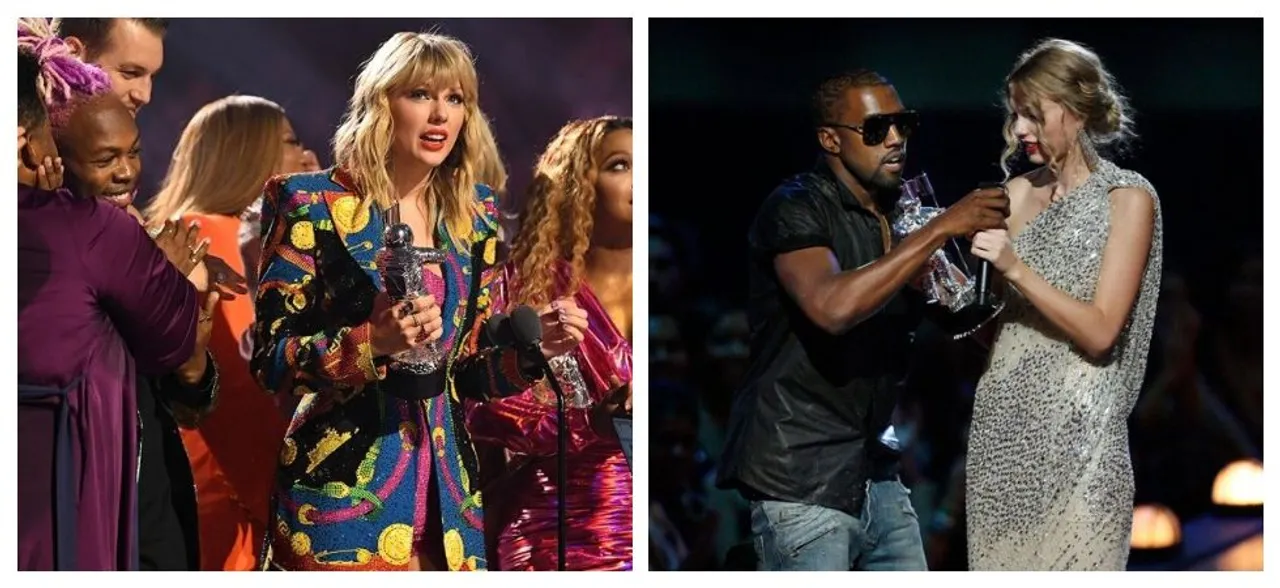 Taylor Swift makes a shady dig at Kanye West 10 years after embarrassing VMAâ€™S moment