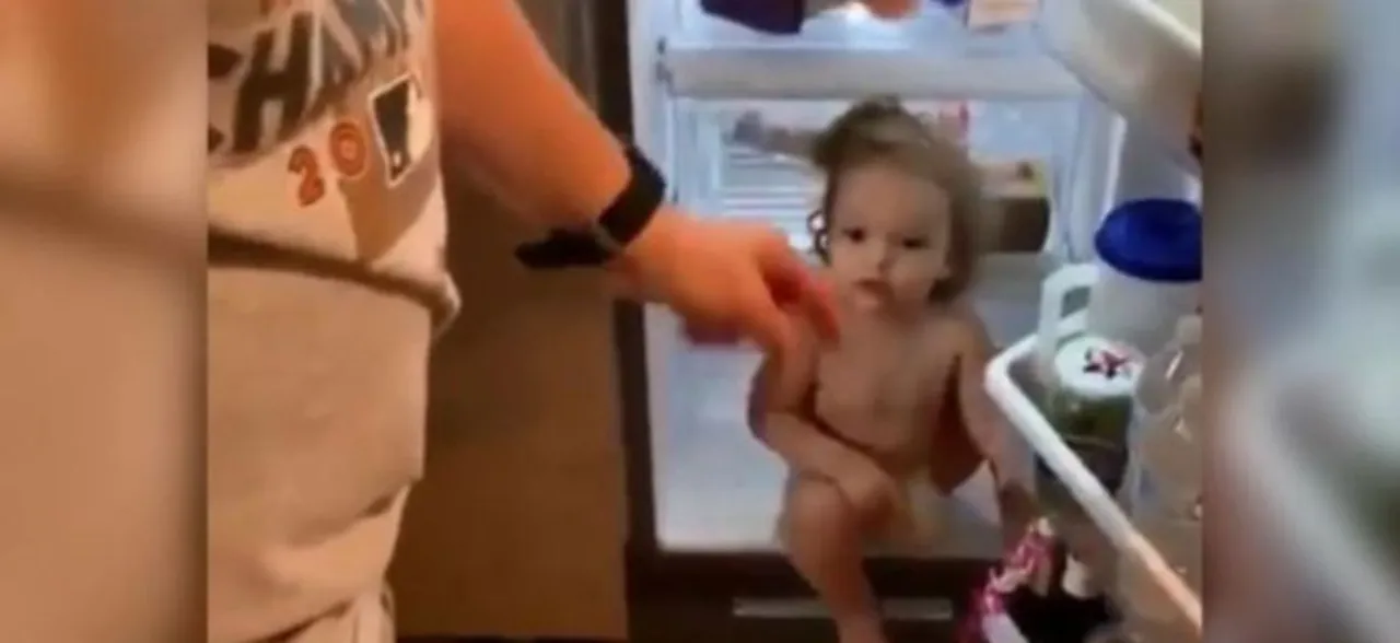 Cop Dad Asks Daughter To Exit Refrigerator Or Face Arrest In This Super-Cute Video 