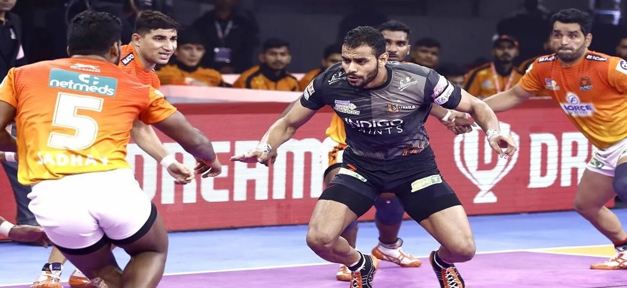 Pro Kabaddi League 2019: U Mumba Play Out Tense Tie Against Puneri Paltan