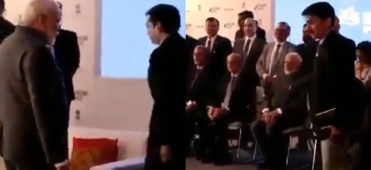 Watch: PM Narendra Modi Refuses Special Sofa, Sits With Others On Simple Chair At Russia Event