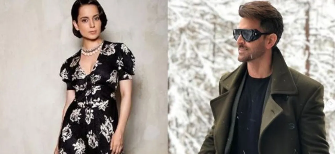Kangana Ranaut and Hrithik Roshan