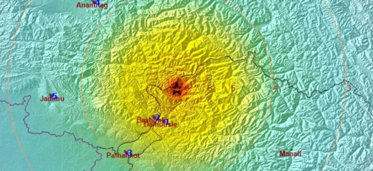 Earthquake Of 5.0 Magnitude Hits Jammu And Kashmir, Himachal Pradesh Border Region