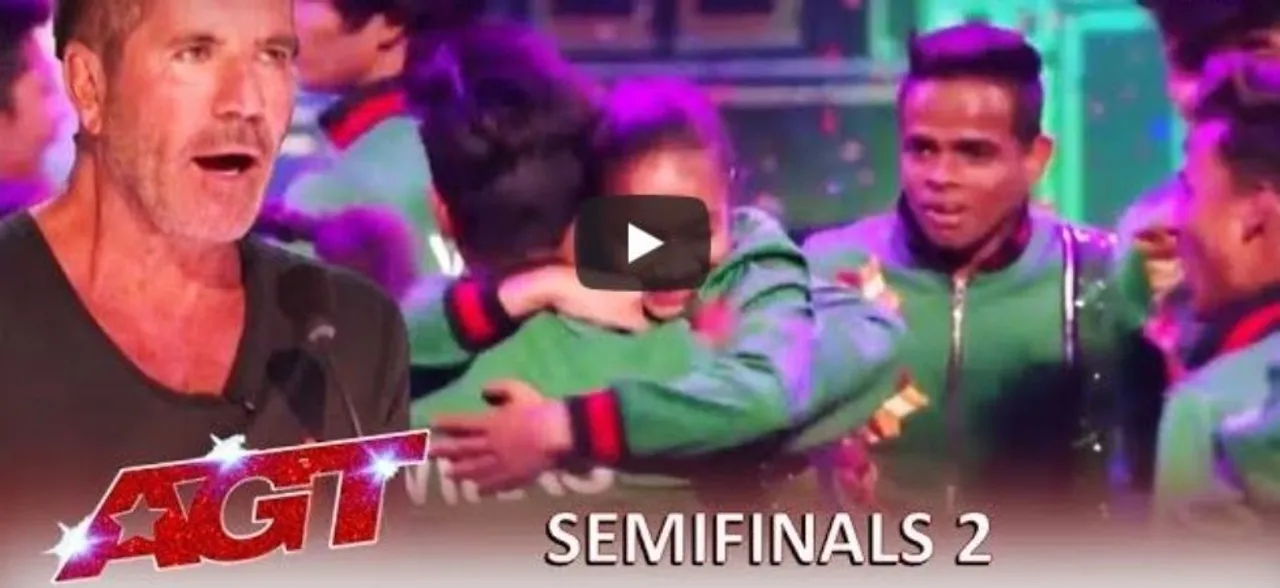  Mumbai Based V.Unbeatable Reaches 'America's Got Talent' Final ; Trends on YouTube With Million Views Overnight