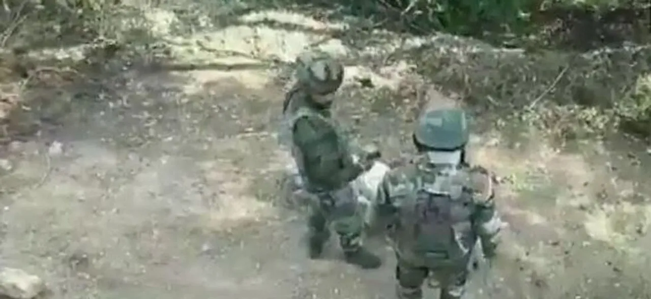 WATCH: Indian Army Destroys 120 mm Live Mortar Shell Near Balakote Village In J-K's Poonch