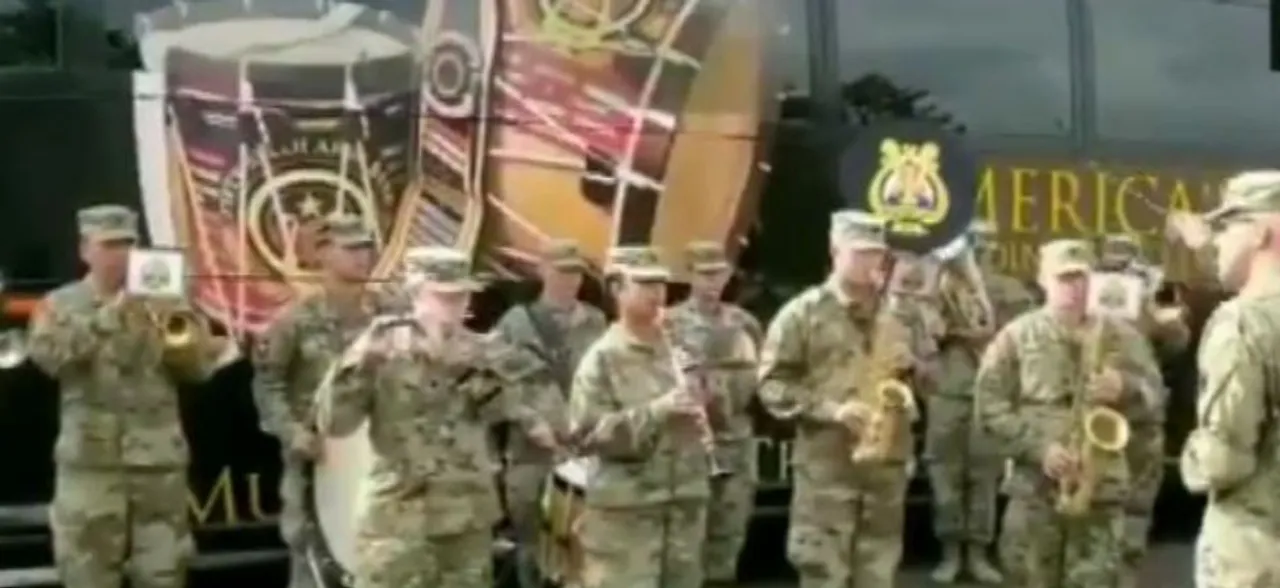Watch: Video Of US Army Band Playing 'Jana Gana Mana' Will Give You Proud Feels