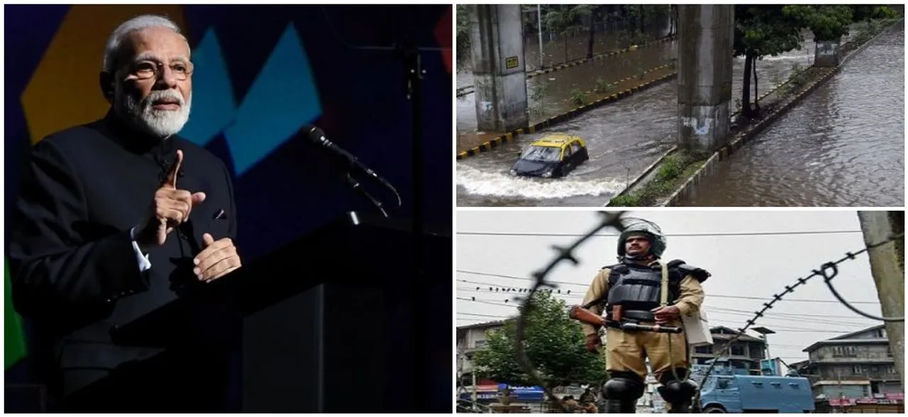 News Nation Morning Wrap: PM Modi Gets Global Goalkeeper Award, Heavy Rains In Mumbai & Other Top Stories 