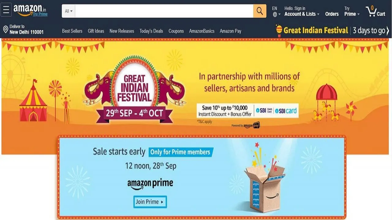 Amazon Great Indian Festival LIVE Now, Grab Offers On Top Brands Across Categories