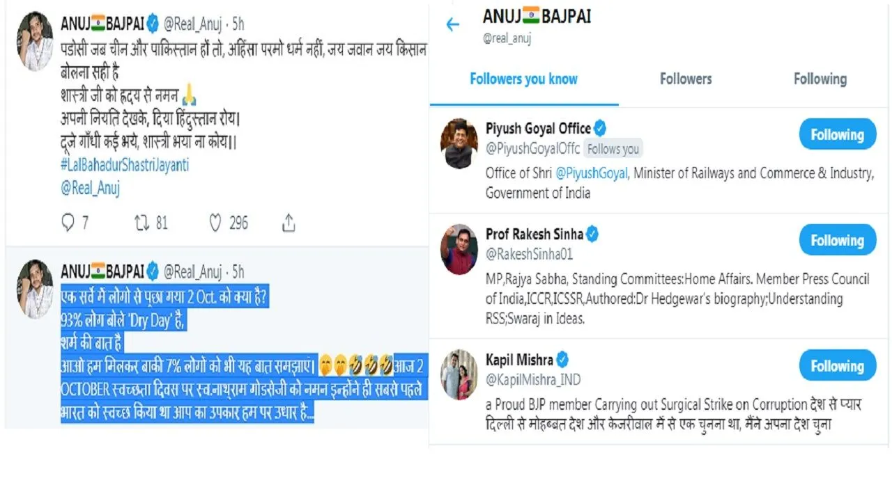 Man, Followed By BJP's Rakesh Sinha, Tehseen Poonawalla On Twitter, Hails Mahatma Gandhi's Killer