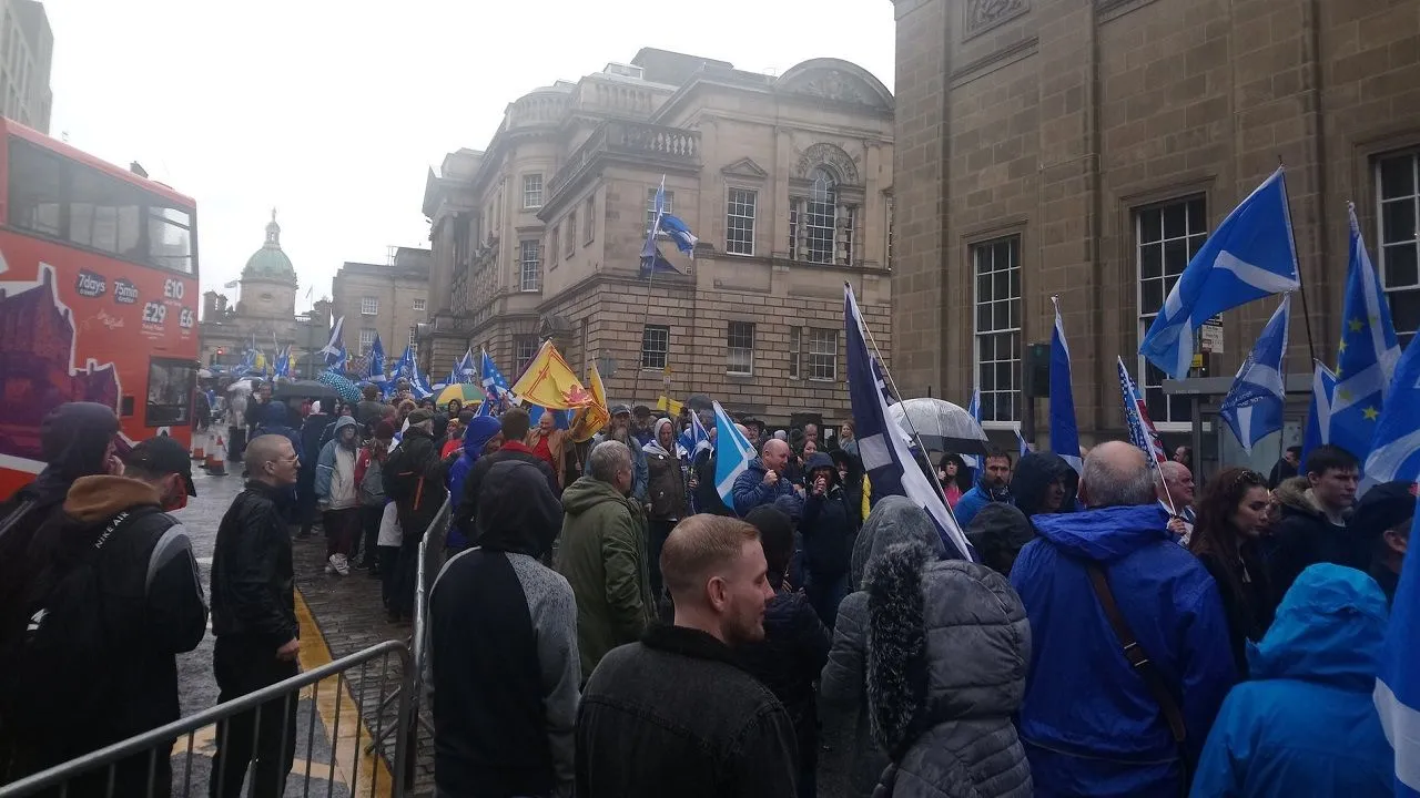 Thousands March For Independence In Scottish Capital Edinburgh