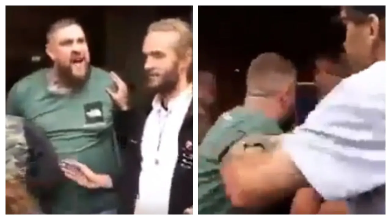 Man Fights And Pushes His Way Through Climate Change Protesters To Get Burger, WATCH