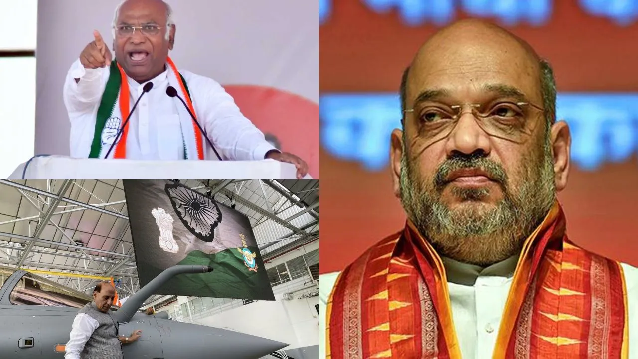 Mallikarjun Kharge Terms â€˜Rafale Shastra Pujaâ€™ As Tamasha, Amit Shah Hits back 