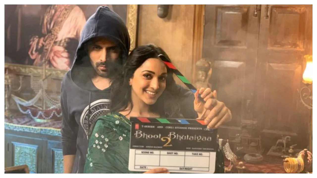 Kartik Aaryan, Kiara Advani Begin Shooting For 'Bhool Bhulaiyaa 2' 