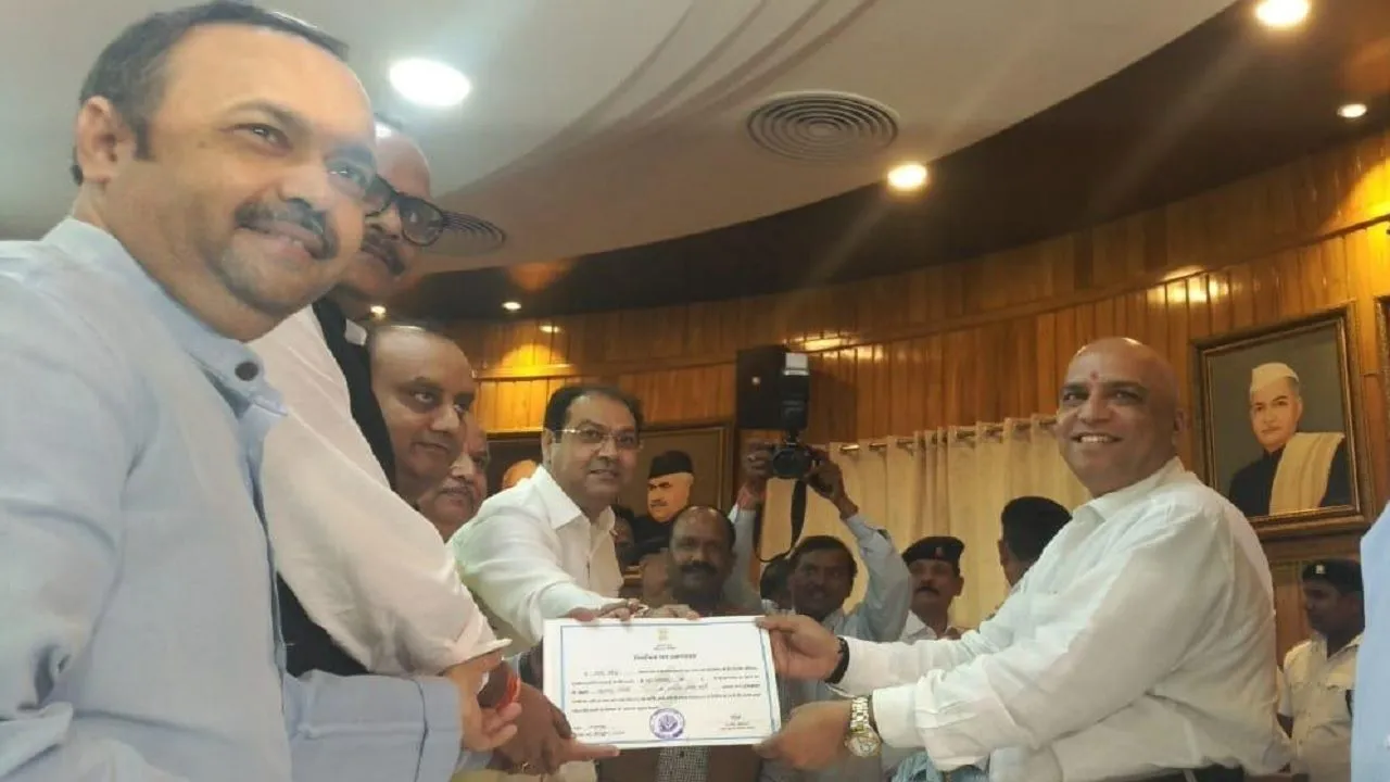 BJP Candidate Sudhanshu Trivedi Elected Unopposed To Rajya Sabha In UP bypoll