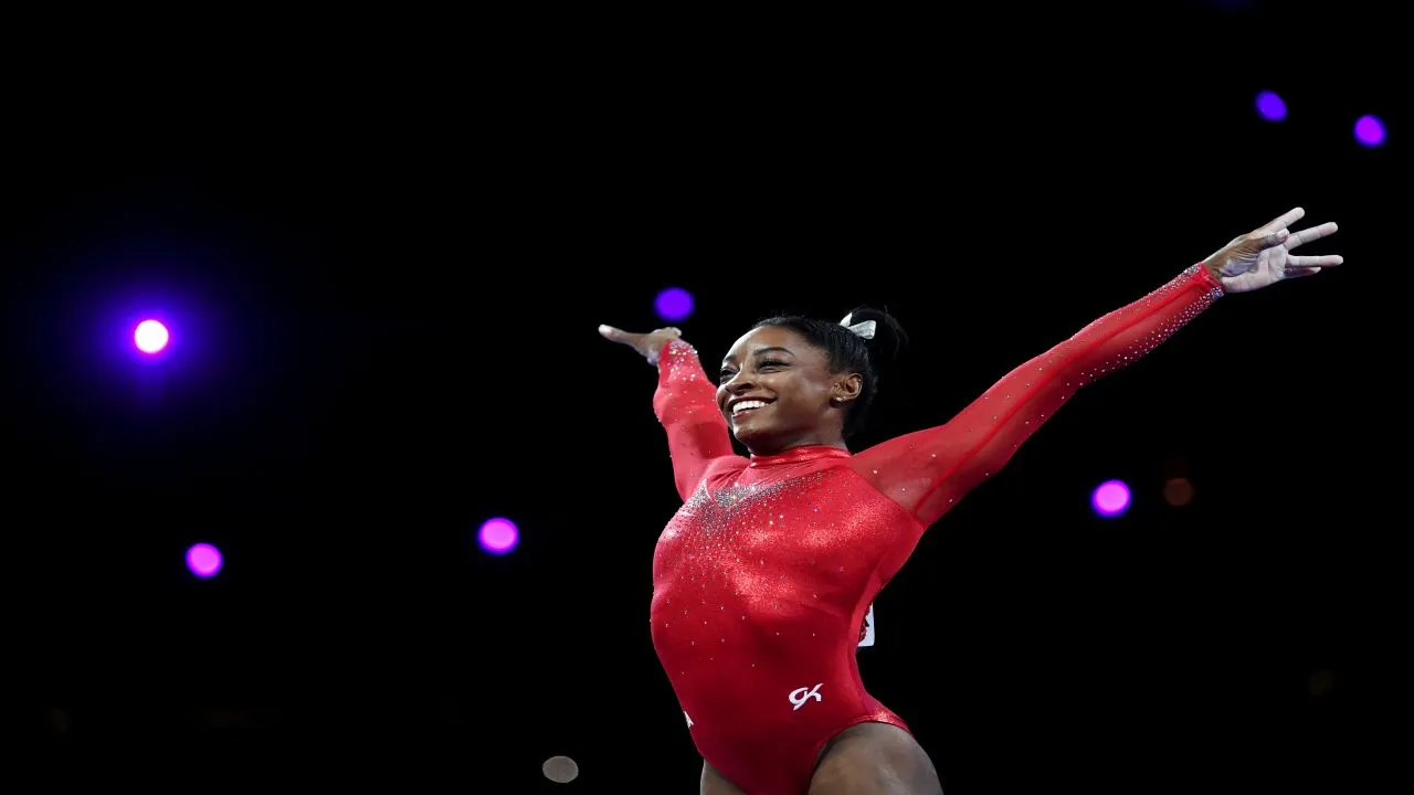 Simone Biles Wins 23rd Gold Medal, Ties Record At World Gymnastics Championships