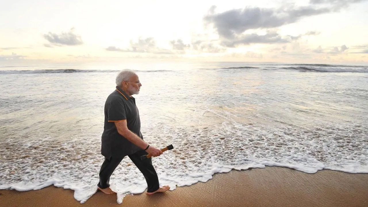 PM Modi Tweets About Stick-Like Object He Was Holding While Plogging At Mamallapuram Beach