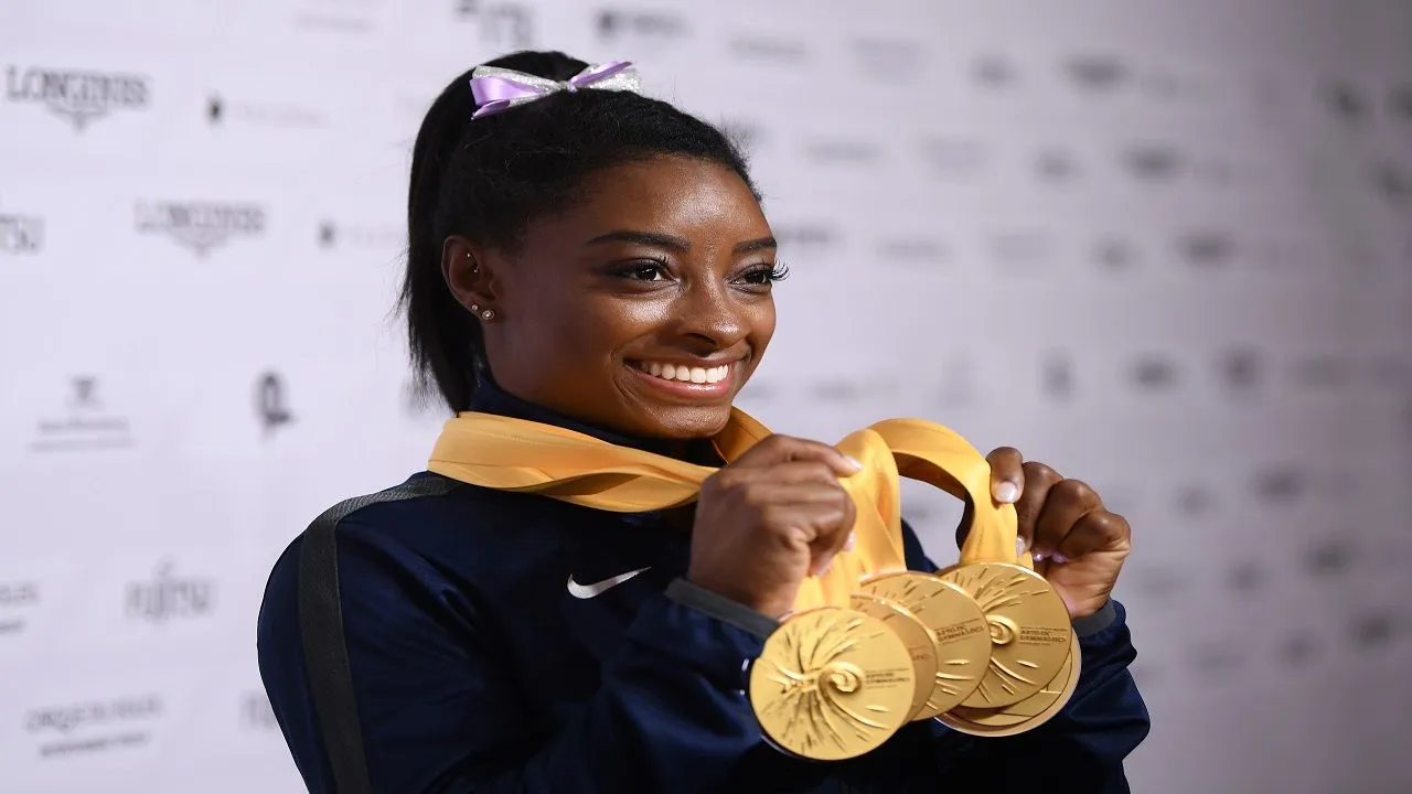 Simone Biles Wins Fifth Gold, Creates World Record With 25 Medals In World Gymnastics Championships
