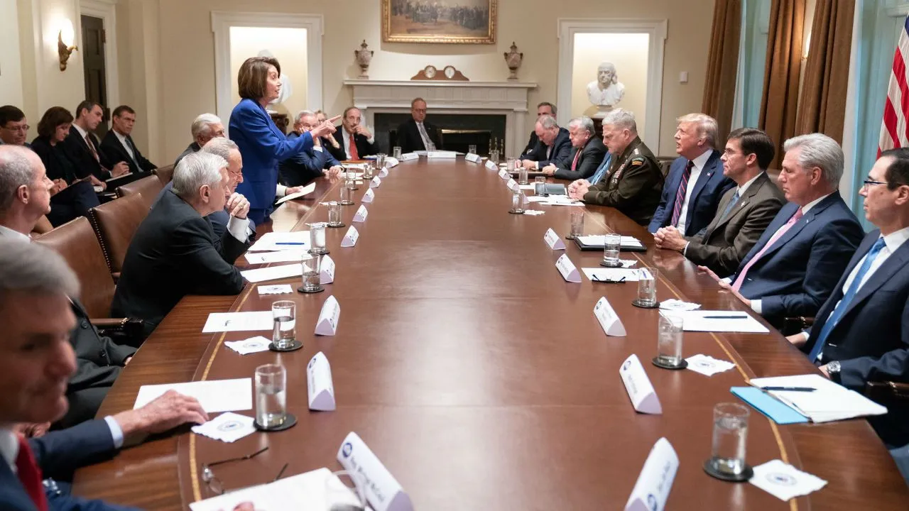 'Meltdown': Democrats Walk Out Of White House Meeting, Claim Donald Trump Insulted Nancy Pelosi