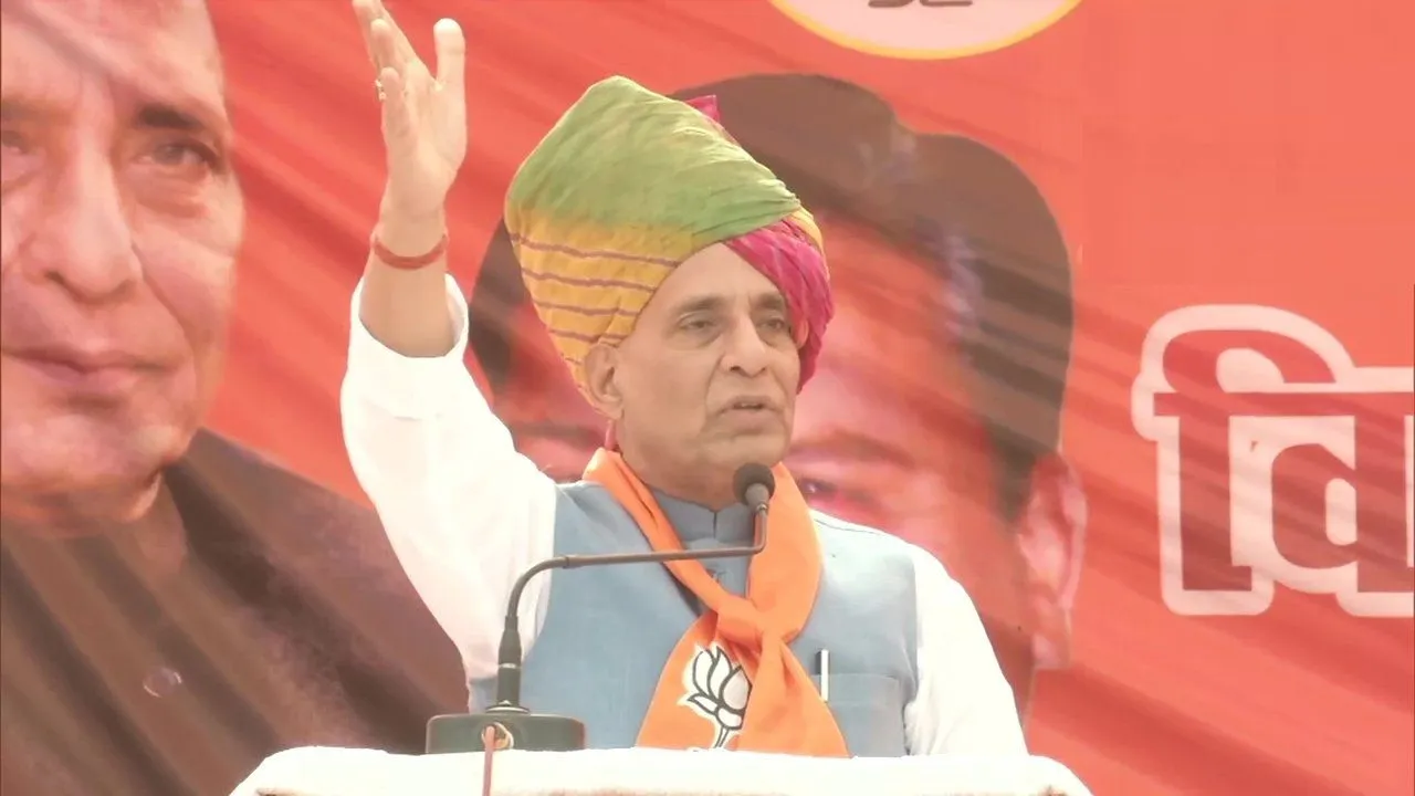 Rajnath Singh Accuses Congress Of Internationalising Jammu And Kashmir Issue