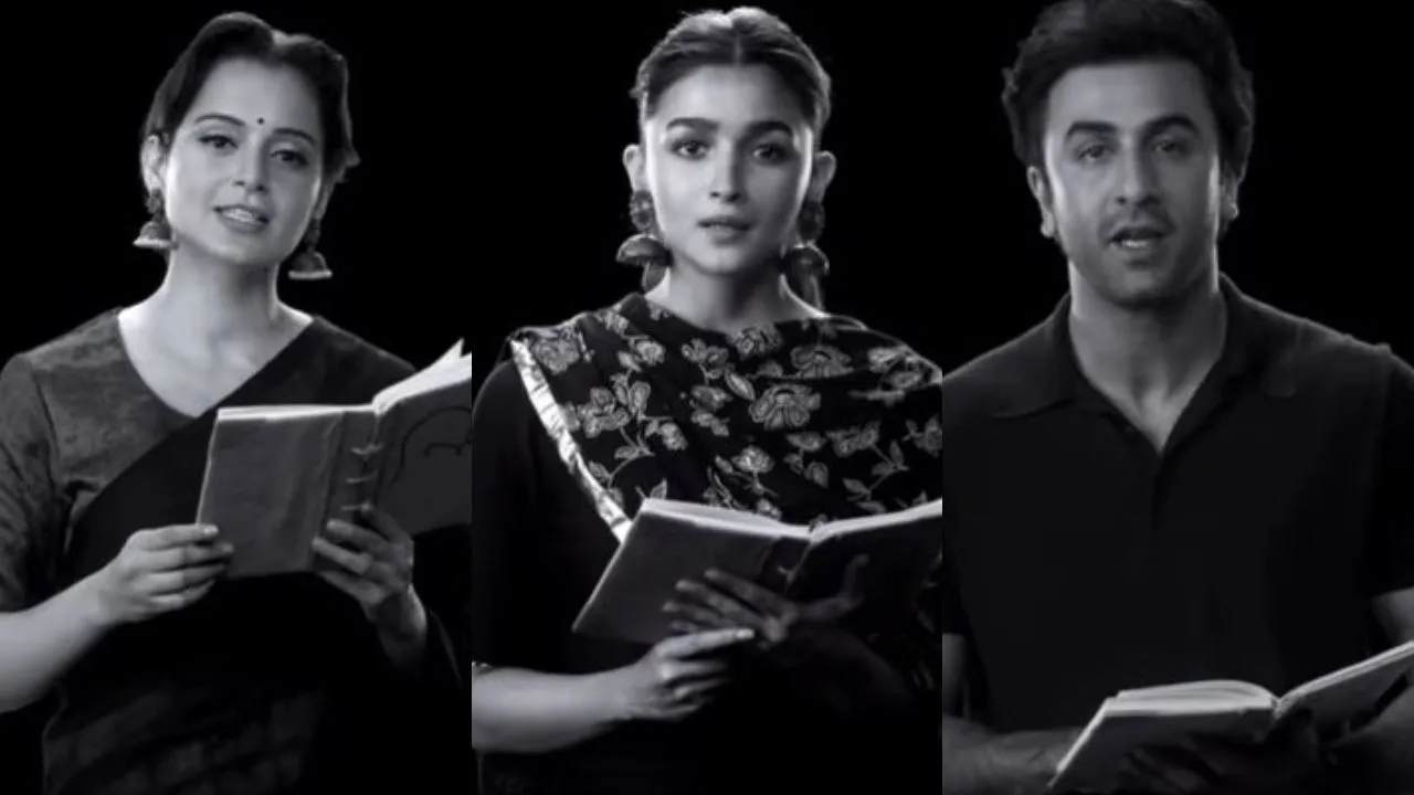 WATCH: Kangana Ranaut Features With Alia Bhatt, Ranbir Kapoor In Rajkumar Hirani's Video On Mahatma Gandhi 